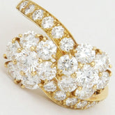 Van Cleef & Arpels Diamond Fleurrette Bypass 18KT Gold Ring #59/ US 5