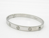 Cartier Love Bracelet 18KT White Gold #19