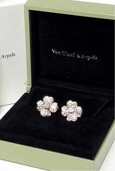 Van Cleef & Arpels Cosmos Diamond Earrings Clips