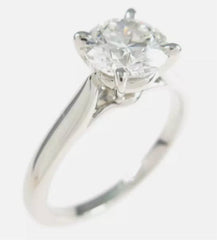 Cartier Diamond Solitaire 0.90ct VVS2 Engagement/ Wedding Ring