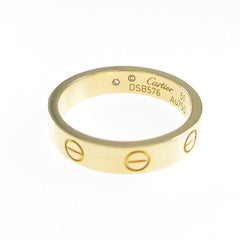 Cartier 1P Diamond 18KT Yellow Gold Love Ring Size 51/ 5.5