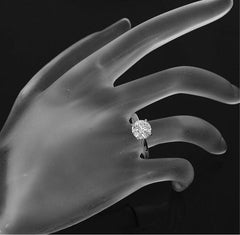 Cartier 1.51ct Diamond GIA 1895 Solitaire Engagement Wedding Ring Size 5