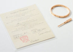 Cartier 10 Full Diamond 18KT Rose Gold Love Bracelet, Size 17