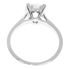 Cartier 1.51ct Diamond GIA 1895 Solitaire Engagement Wedding Ring Size 5