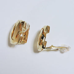 Cartier Penelope Double C De Cartier 18KT Yellow Gold Earrings