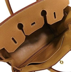 Hermès Birkin 32 Golden Brown Togo Leather Bag