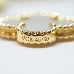 Van Cleef & Arpels (VCA) Vintage Alhambra Mother of Pearl 5 Motif Bracelet