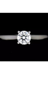 Cartier .40ct Diamond PT950 Wedding/ Engagement Ring