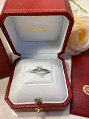 Cartier .40ct Diamond PT950 Wedding/ Engagement Ring