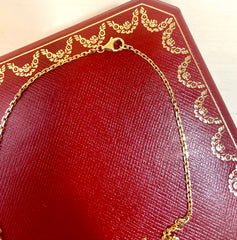 Cartier 18Kt Yellow Gold Love Necklace