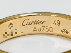 Cartier Diamond-Paved Wedding Love Ring, Size #49