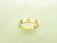 Cartier Mini/ Wedding 18KT Yellow Gold Love Ring #51