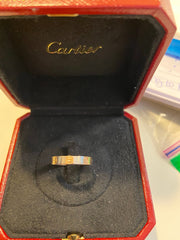 Cartier wedding / Mini Love Ring 18KT Yellow Gold #52/ 6