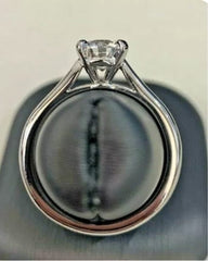 Cartier 1.01ct VVS2 Engagement/ Wedding Platinum Ring