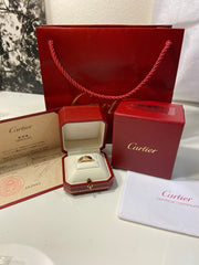 Cartier Full Size 18KT Yellow Gold Love Ring Size 52/ US 6