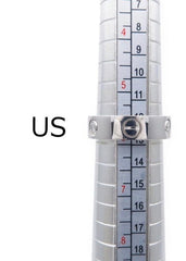 Authentic Cartier 3P Diamond Love Ring #51