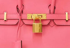 Hermès Birkin 25cm Rose Azalee Pink Bag w/ Gold Hardware