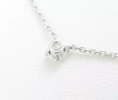 Cartier C de Cartier Diamond 18KT White Gold Necklace