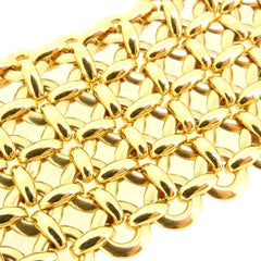 Cartier Penelope Double C Cartier Motif 18KT Yellow Gold Link Bracelet