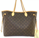 Louis Vuitton Neverfull GM Tote Monogram Canvas Handbag