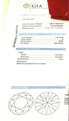 Cartier 1.01ct VVS2 Engagement/ Wedding Platinum Ring