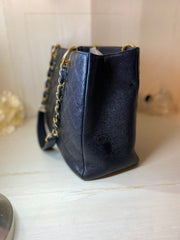 CHANEL GST Grand Shopper Tote Black Caviar Leather GHW Bag