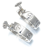Cartier 18KT White Gold Love Earrings