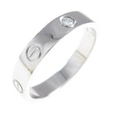 Cartier Wedding/ Mini 18KT White Gold Love Ring Size 51/ US 5