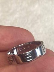 Cartier Platinum Love Ring Size 61
