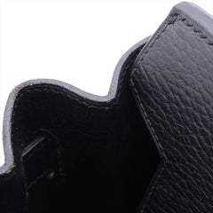 Hermès Birkin 30 Black Pebbled Leather Gold Harware
