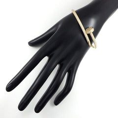 Cartier Diamond-Paved Juste Un Clou 18KT Yellow Gold Bracelet Size 18