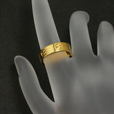 Cartier 18Kt Yellow Gold Love Ring Size 52