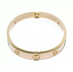 Cartier 18KT Rose Gold 4 Diamond Love Bracelet #16