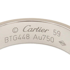 Cartier Love Ring 18KT White Gold Size #59/ US 9