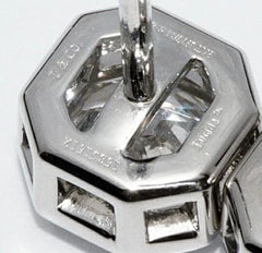 Tiffany & Co. 2.08ct Diamond Lucida G/ VVS2 Platinum Earstuds