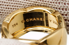 CHANEL CoCo Crush Diamond 18KT Yellow Gold Ring Size 54/ US 7