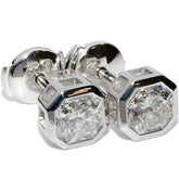 Tiffany & Co. 2.08ct Diamond Lucida G/ VVS2 Platinum Earstuds