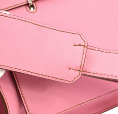 Hermes Jypsiere 28 Pink Veau Swift Leather Handbag