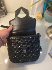 Bvlgari Diva’s Dream Black Quilted w/ Studs Crossbody Handbag