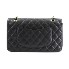 CHANEL Caviar Medium Gold Hardware Double Flap Bag