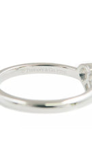 Tiffany & Co. PT950 Diamond Sentimental Heart Ring Sz 5