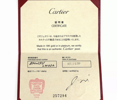 Cartier 6P Full Diamond 18KT Yellow Gold Love Ring #51/ US 5.5