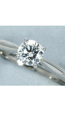 Auth Cartier .40 Diamond Wedding / Engagement Ring US 5