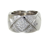 CHANEL Diamond Large CoCo Crush Gold Ring, Size 5