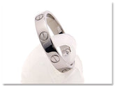 Cartier Mini Wedding Love Ring 18KT White Gold #55