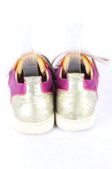 Christian Louboutin Red Bottom Pink Spike Sneakers