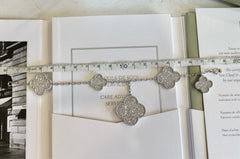 Van Cleef & Arpels Diamond-Paved Magic Alhambra 5-Motif Bracelet