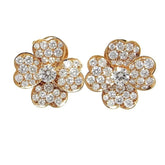 Van Cleef & Arpels Cosmos Diamond Earrings Clips