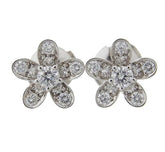 Van Cleef & ArpelsSocrate Diamond 18KT White Gold Earrings