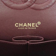 Vintage CHANEL Black Lambskin Gold Hardware Medium Double Flap Bag
